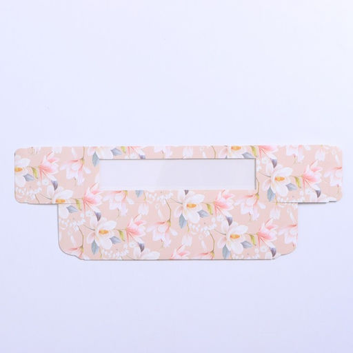 Цена за 5 шт. Коробка для макарун, кондитерская упаковка, «Цветочная», 18×5.5×5.5 см