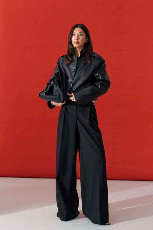 Брюки-палаццо Annete А1632 черные  фото 21