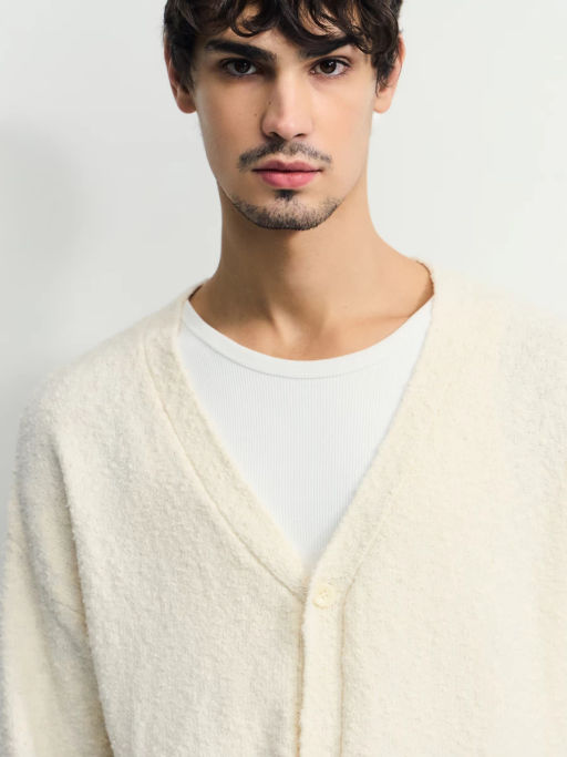 Вязаный кардиган из хлопка / Zarina  фото 7