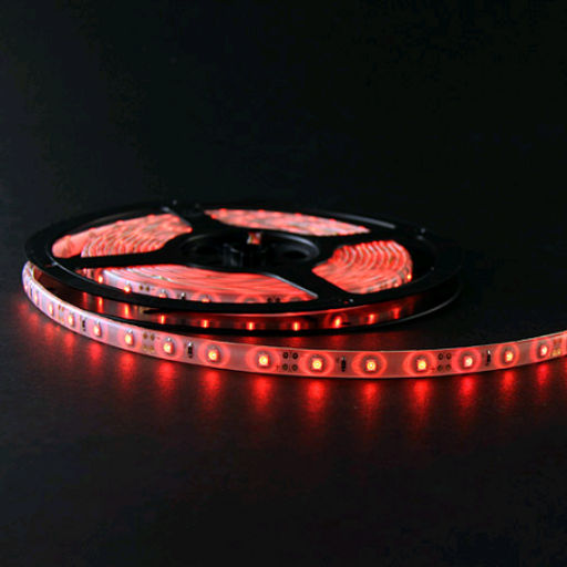 Лента светодиодная 5 м с ВТ SMD3528 220V 60LEDs IP65/ КРАСНЫЙ