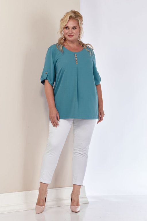 Блуза SHETTI 4053 голубой