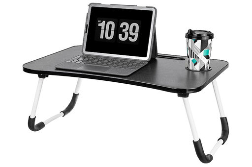 Складной столик для компьютера 60*40*26 см "Черный"