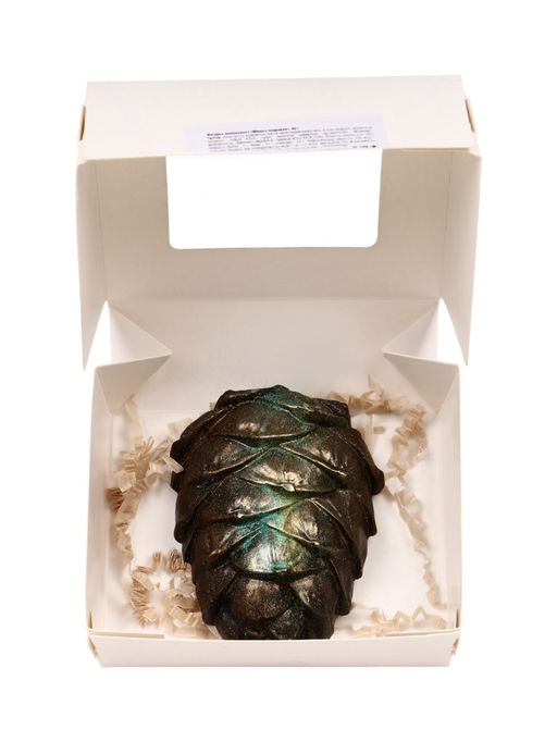 Шоколадная фигурка Шишка кедровая, кондитерская глазурь, 90 г