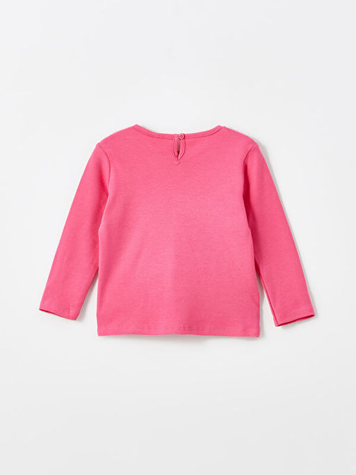 Bisiklet Yaka Uzun Kollu Paw Patrol Bask?l? K?z Bebek Ti??rt - Waikiki фото 2