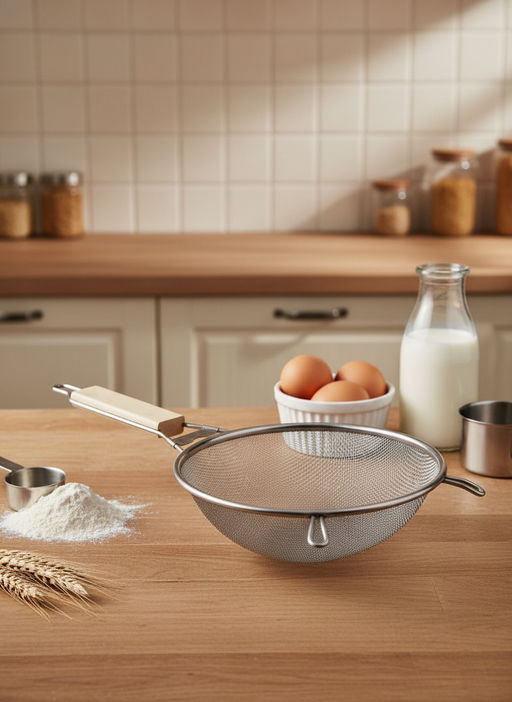 Сито с деревянной ручкой 21см OLS-432-17