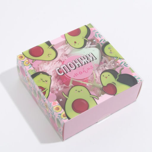 Набор спонжей для макияжа Ошеломительный авокадо, 3 шт - Beauty fox фото 2