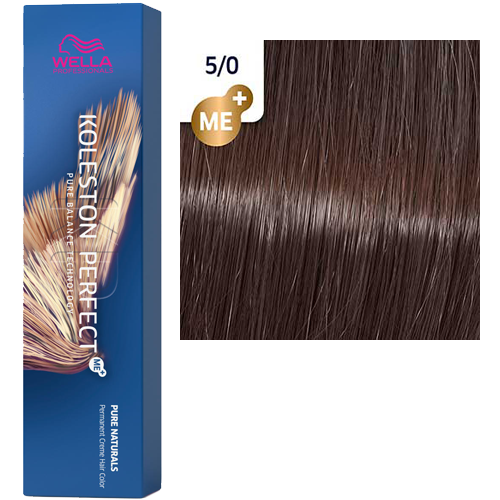Краска стойкая Koleston Perfect 5/0 Светло-коричневый натуральный, Wella Professionals