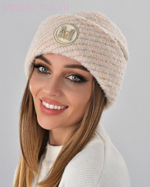 Отворот мохер мульти флис МА мини Шапка Шапка флис (56-58)