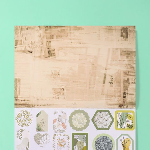 Наклейки в книжке «Классика и акварель», 3 фона, 20.7×14.2 см