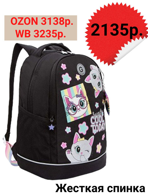 RG-563-6 Рюкзак школьный - Grizzly фото 42