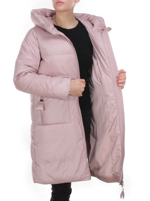 2119 PINK Пальто зимнее женское MELISACITI (200 гр. холлофайбера) - Fashion фото 8