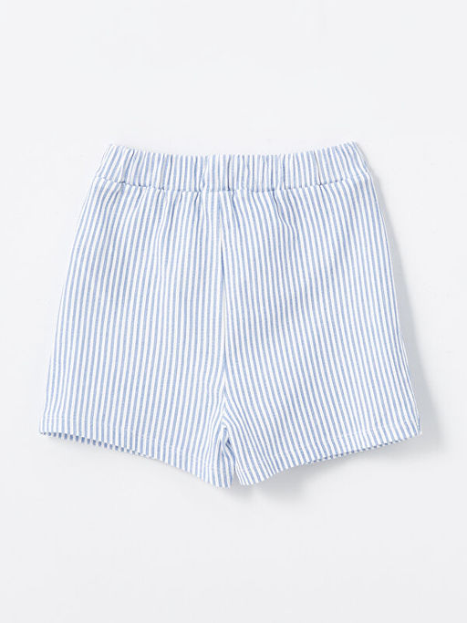 Beli Lastikli ?izgili K?z Bebek ?ort - Waikiki фото 2