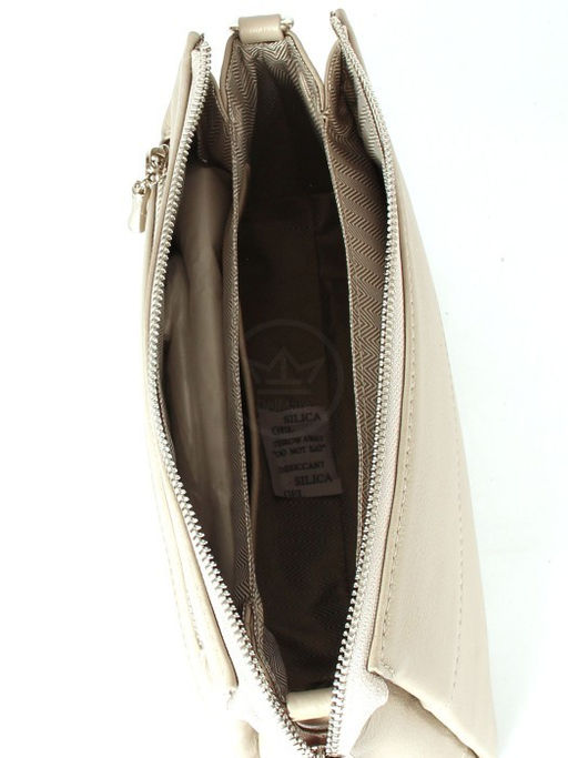 Сумка женская натуральная кожа GU 163-6065, 3отд, 2плеч/рем, серый SALE 265765 - Adelia фото 3