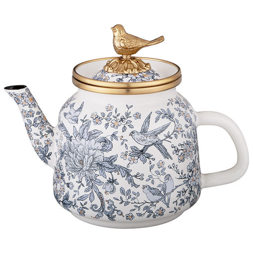 ЧАЙНИК ЭМАЛИРОВАННЫЙ LEFARD, СЕРИЯ ROYAL GARDEN, 1,0Л ПОДХОДИТ ДЛЯ ИНДУКЦИОН.ПЛИТ