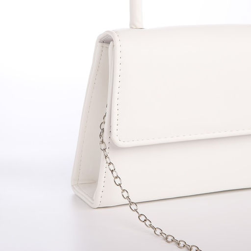 Сумка-клатч на магните, цвет белый - Simaland фото 3