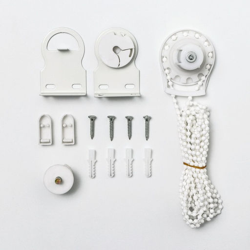 Штора рулонная Механика. Блэкаут, 60180 см (с учётом креплений 3,5 см), цвет белый - Simaland фото 5