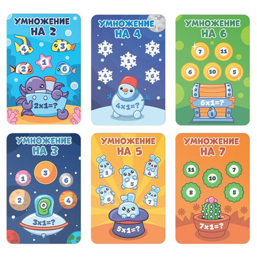 Настольная игра Умножаем на раз-два - Лас играс фото 3