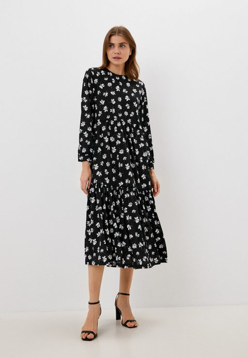 Платье с контрастным принтом - Incity фото 4