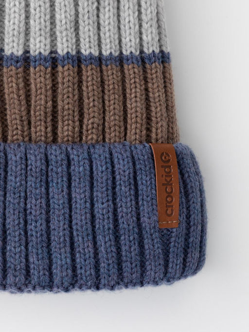 КВ 20409/ш/джинс,капучино шапка дет