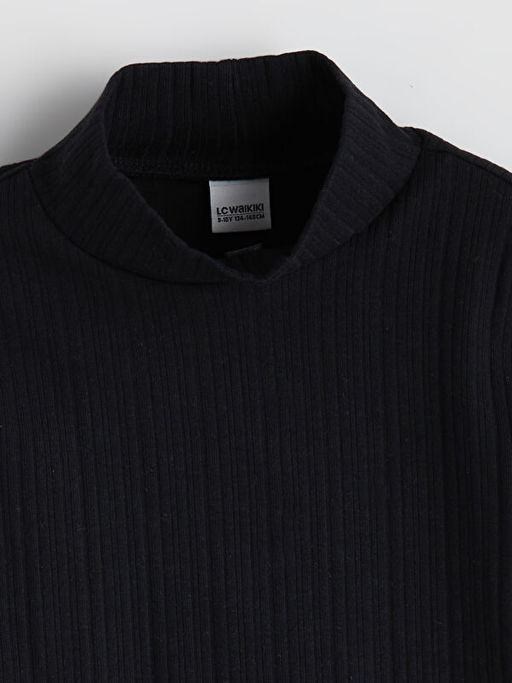 Bal?k?? Yaka K?z ?ocuk Triko Kazak