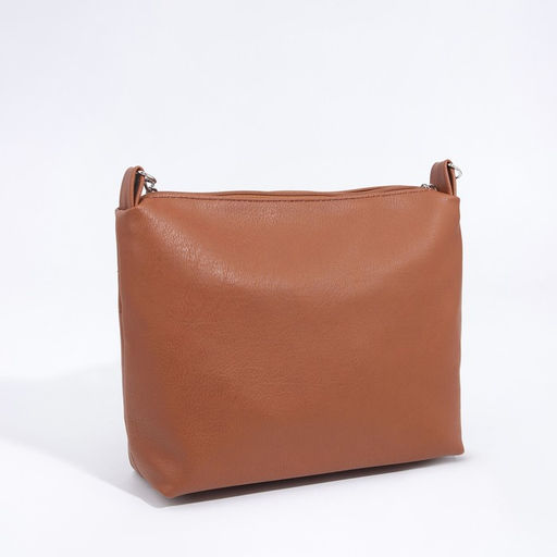 Сумка кросс-боди на молнии, цвет рыжий - Simaland фото 2