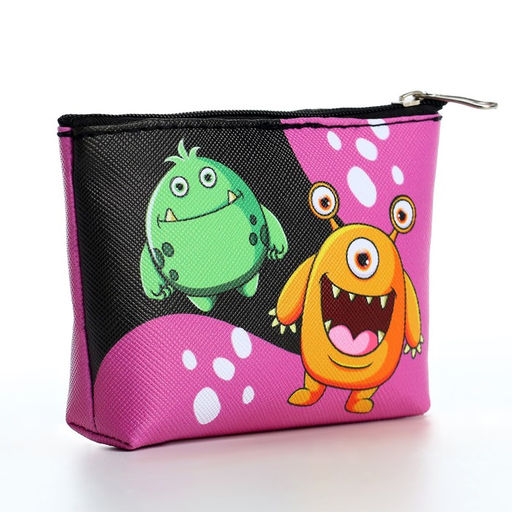 Цена за 5 шт. Кошелёк детский для мальчика «Добрые монстрики», МИКС