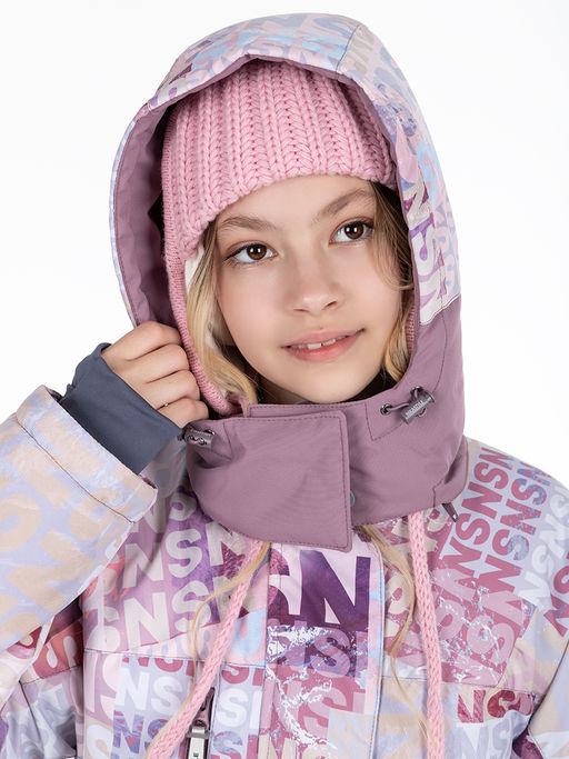 Комбинезон 8з2824 бежевый/орхидея - Nikastyle фото 3