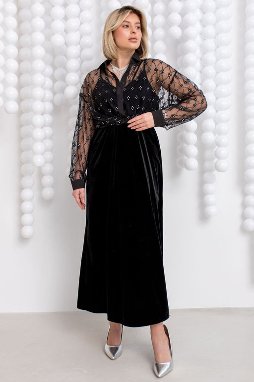 Блузка ТБ-58с черный