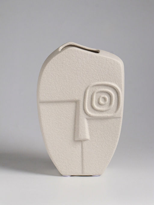 Ваза «Ачиль», 20.5×13 см, керамика, белая