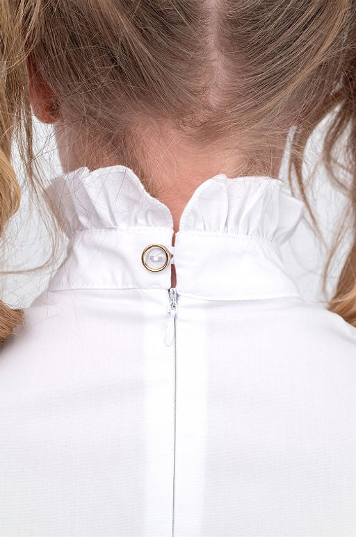 Хлопковая блузка из поплина для девочки Happyfox