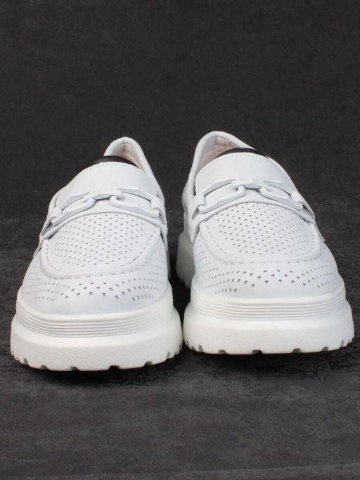 03-PDD190-2 WHITE Полуботинки женские (натуральная кожа) - Фабричный китай фото 8