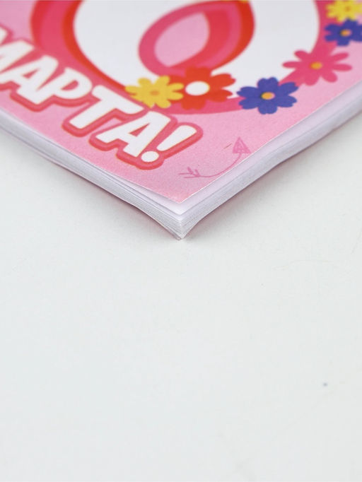 Подарочный набор, блокнот А7, 16 л., деревянный брелок С 8 Марта - Artfox фото 6