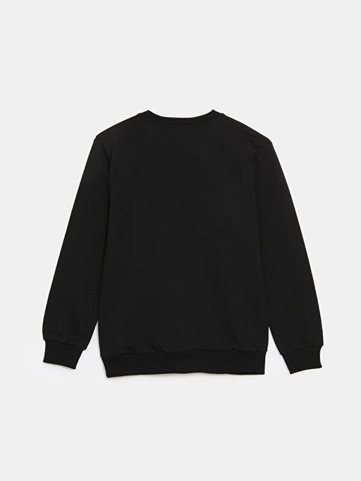 Bisiklet Yaka Bask?l? K?z ?ocuk Sweatshirt - Waikiki фото 2