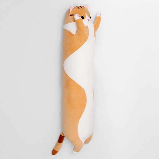 Мягкая игрушка Котик, 110 см, цвет рыжий - Simaland фото 4