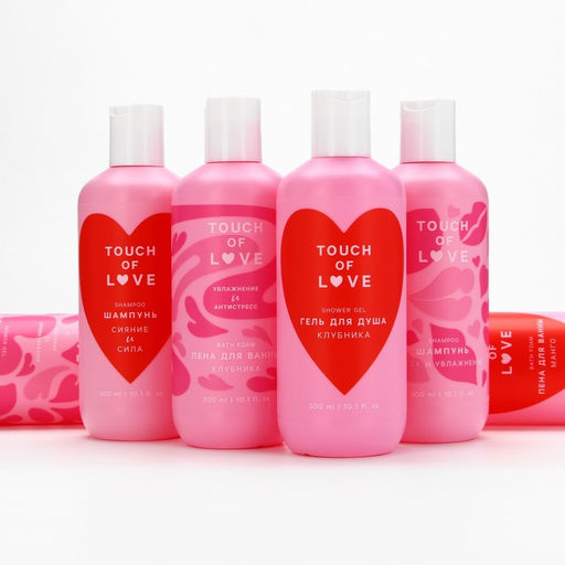 Гель для душа Just love, 300 мл, аромат клубники, Чистое счастье  фото 13