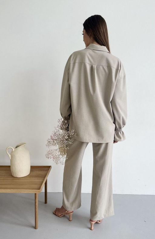 Рубашка AURA 2104-164 серый  фото 3