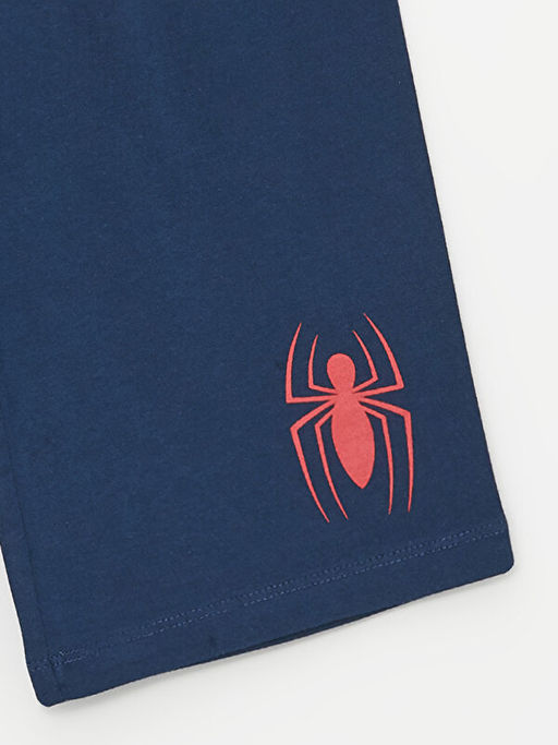 Beli Lastikli Spiderman Bask?l? Erkek ?ocuk Pijama ?ort - Waikiki фото 2