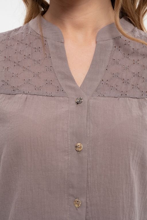 Рубашка М-479капучино