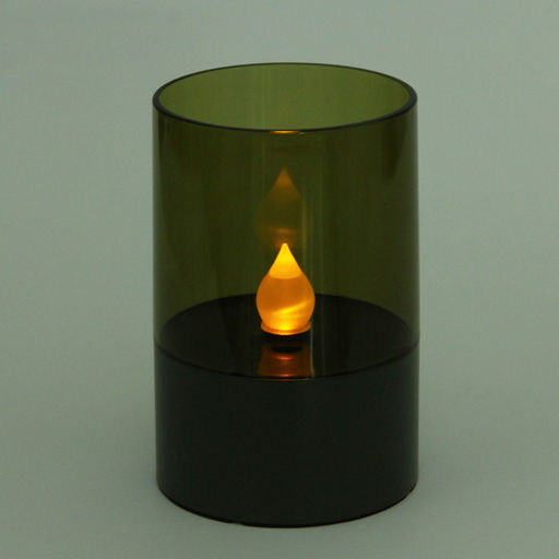 Фонарь садовый "Flame" 7*11 см, на солнечной батарее (свечение Теплый белый)