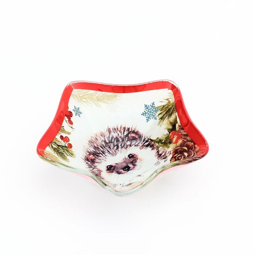 Соусник стеклянный новогодний Лесная сказка, 10.8?10.3 см, 80 мл