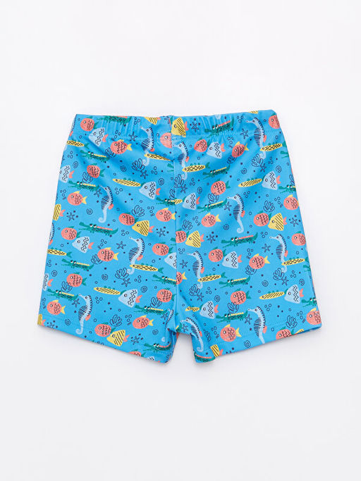 Beli Lastikli Bask?l? Erkek ?ocuk Boxer Mayo - Waikiki фото 2