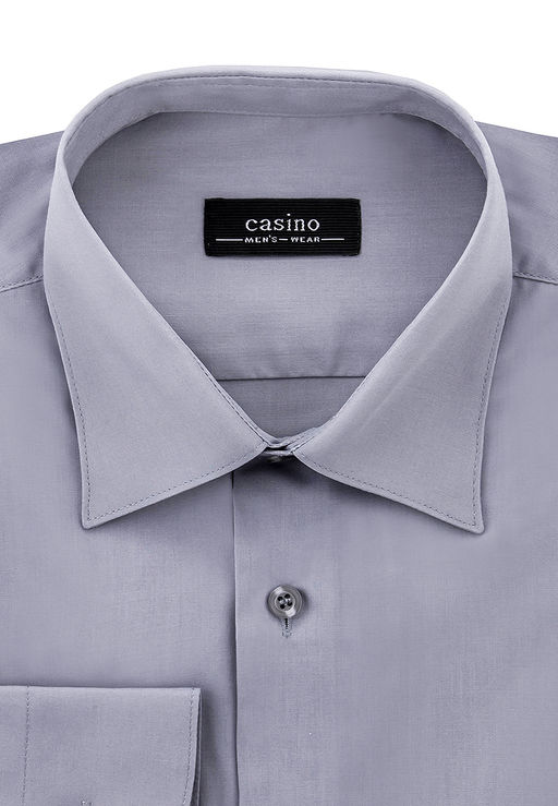 Сорочка мужская длинный рукав CASINO c330/1/grey
