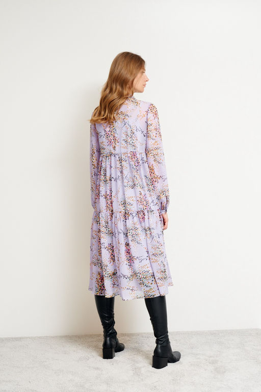 Платье свободного А-силуэта Linda (Цвет: Лаванда) - Morozov Amavie фото 5