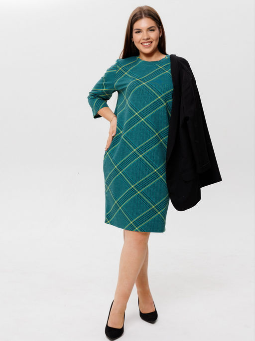 Платье женское П-139 (футер с лайкрой) Бордовая