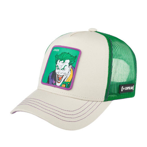 Бейсболка CAPSLAB арт. CL/DC5/1/CAS/JOK2 DC Comics Joker (бежевый / зеленый / фиолетовый)