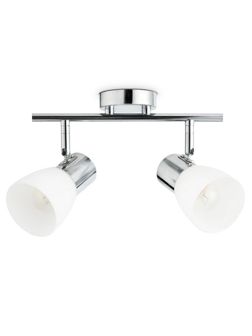 Спот TR3963, 2хE27, 40 Вт, 20×10.5×20 см, хромированный