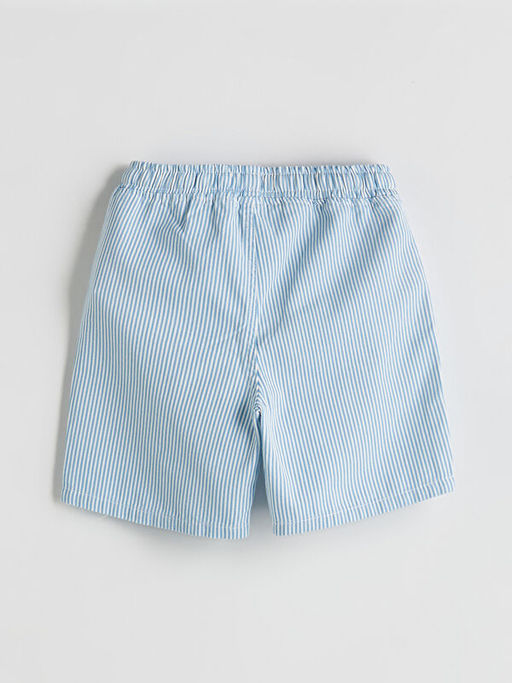 Beli Lastikli ?izgili Erkek ?ocuk ?ort