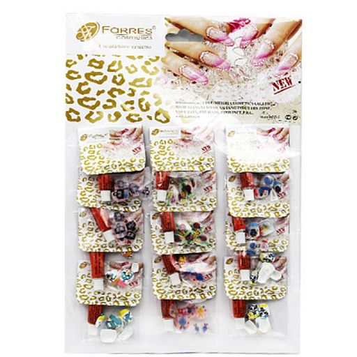 Farres Ногти X001 "Детские" . (уп-12шт)