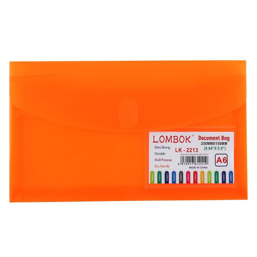 Цена за 12 шт. Папка-конверт на липучке А65, 180 мкр, с расширением, карман для визиток, МИКС - Simaland фото 6