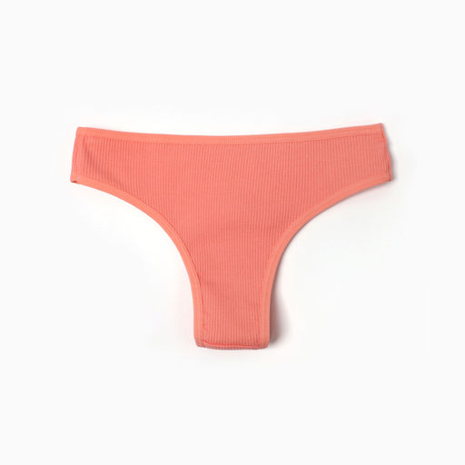 Трусы женские бразильяна MiNiMi, цвет лососёвый, размер 46 (M)